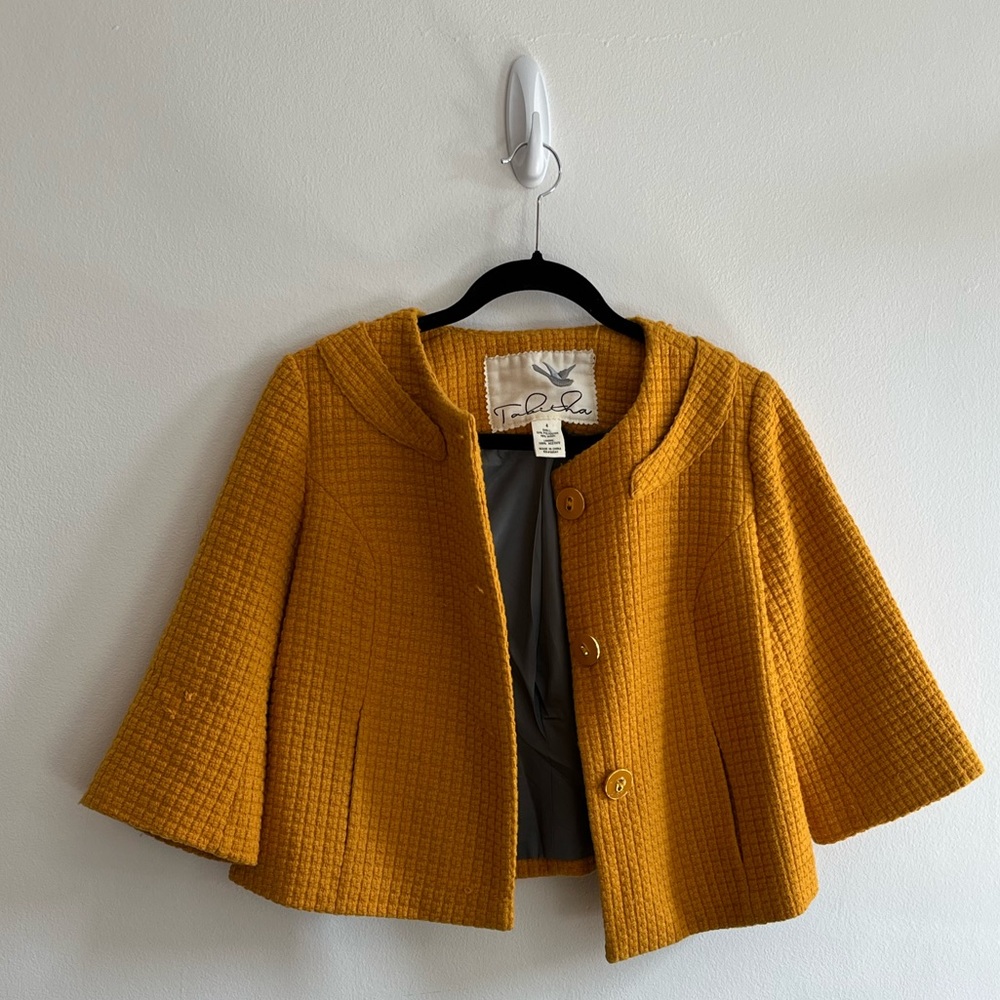 Anthropologie Cropped Jacket